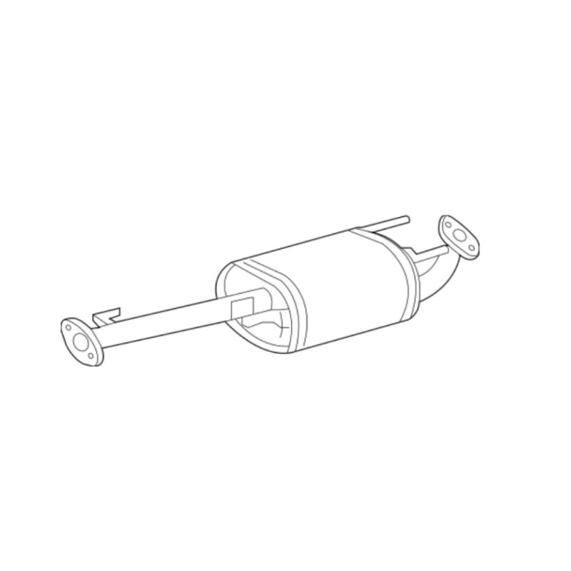 Exhaust Assembly Main-Middle - 1742031370